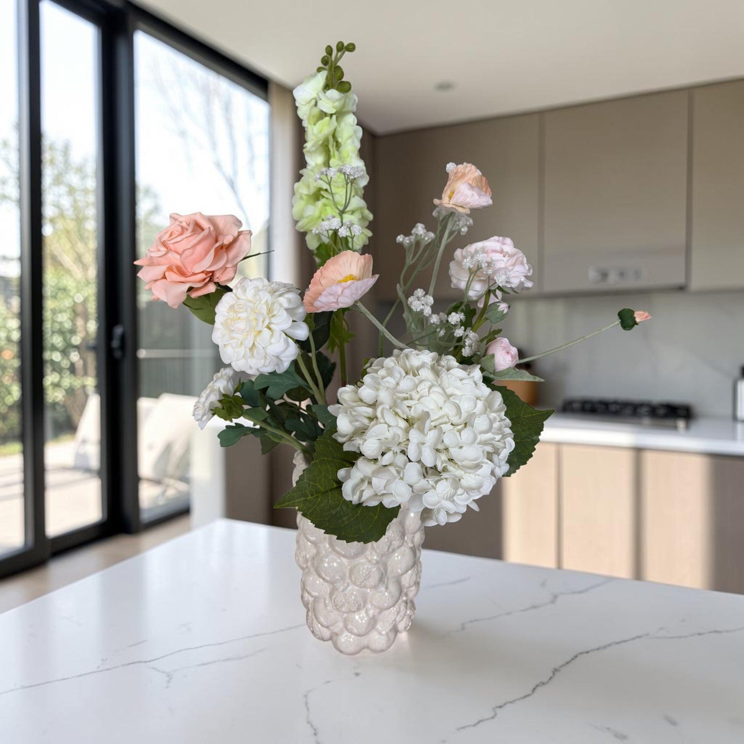 ROLLWAY 55 stuks kunsttakken en kunstbloemen, witte bloemen, bladeren, kunstdecoratie, kunstbloemen, boeket, eucalyptus, hortensia's voor doe-het-zelf boeket, bruidsboeket, bruiloft (55, wit ROLLWAY 55 stuks kunsttakken en kunstbloemen, witte bloemen, bladeren, kunstdecoratie, kunstbloemen, boeket, eucalyptus, hortensia's voor doe-het-zelf boeket, bruidsboeket, bruiloft (55, wit