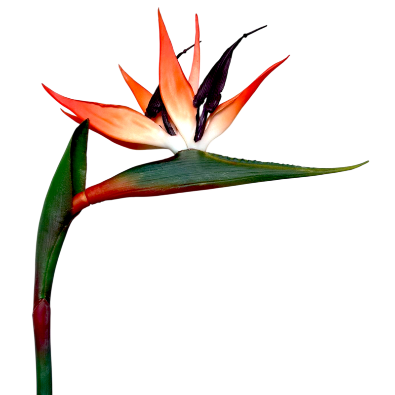 Kunstbloem paradijsvogel met real touch afwerking