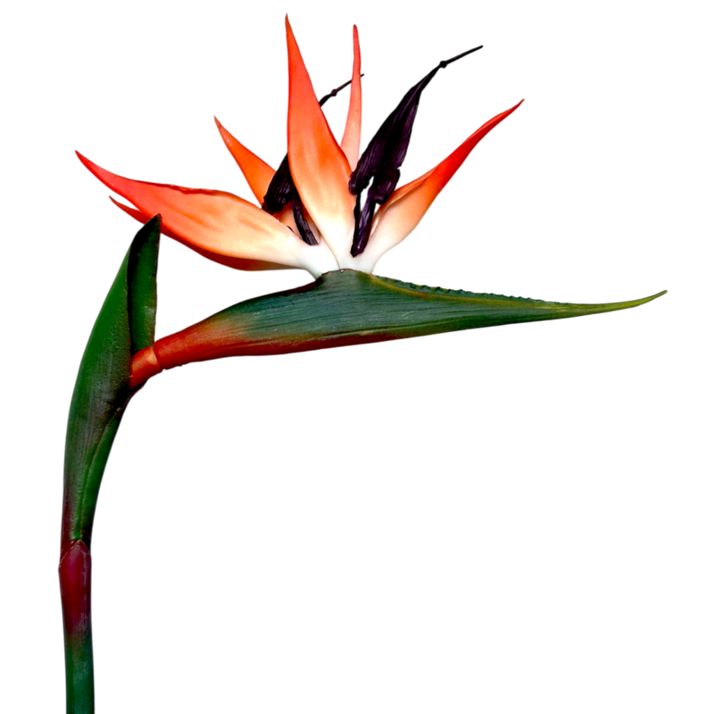 Kunstbloem paradijsvogel met real touch afwerking